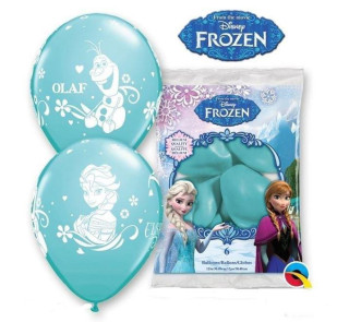 Balóniky Frozen Ľadové kráľovstvo 30 cm Anna Elsa a Olaf