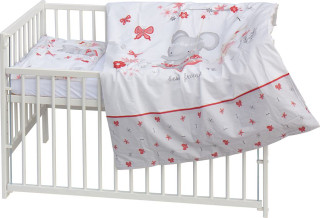 Detská postieľka s kompletnou výbavou Scarlett 120 x 60 cm - Soly