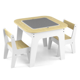 Detský stôl a stoličky Olaf Blocks White Milly Mally