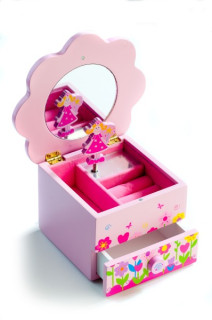 Skrinka hrajúca Princess kvetina