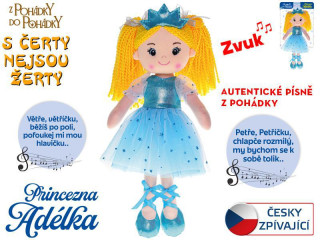 Bábika Princezná Adélka 35cm mäkké telo slovensky spievajúce 0 m+