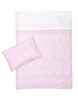 Obliečky 100/135 + 40/60 Krone rosa Träumeland