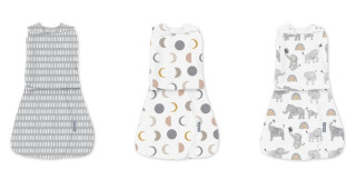 Zavinovačka bavlnená ulitka konvertibilná s voľným rukávom Tog 1 SwaddleMe™ Ingenuity