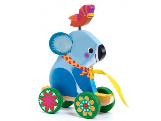 Ťahacia hračka Modrá koala Djeco