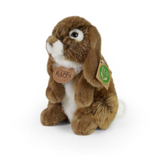 Plyšový králik hnedý stojaci 18 cm Eco-Friendly Rappa