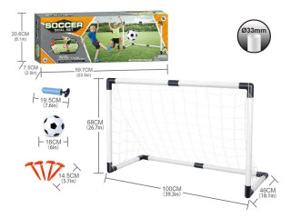 Futbal set skladacia bránka a lopta 100x68 cm