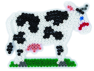 Podložka na zažehľovacie korálky Hama Krava MIDI