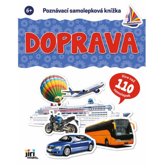 Poznávacia samolepková knižka Doprava