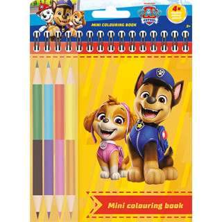 Mini omaľovánky s pastelkami Tlapková Patrola