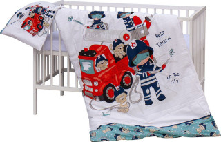 Detská postieľka s kompletnou výbavou Scarlett 120 x 60 cm - Firo