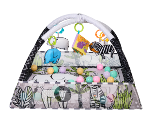 Hracia deka s hrazdou a loptičkami Jungle KikkaBoo