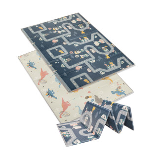 Multifunkčná penová skladacia podložka obojstranná 200 x 150 cm Dino Zopa