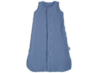 Letný 3D spací vak mušelín modrý