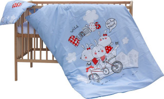 Detská postieľka s kompletnou výbavou 120 x 60 cm - Uly Scarlett