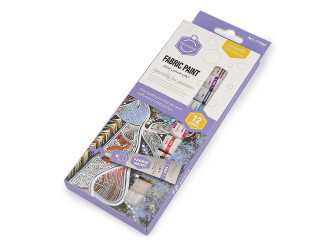 Farby na textil 12 farieb