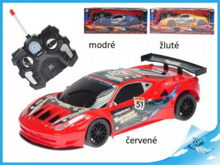 R/C auto športové 23 cm plná funkcia na batérie so svetlom