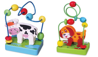 Drevený labyrint zvieratko Viga