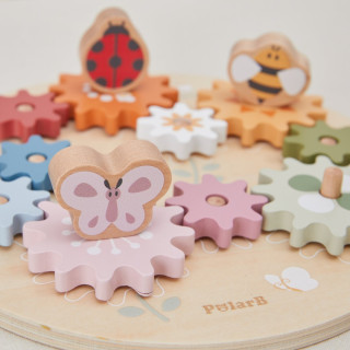 Drevené ozubené kolieska záhrada