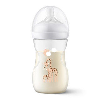 Philips AVENT Fľaša Natural Response 260 ml, 1 m+, žirafa