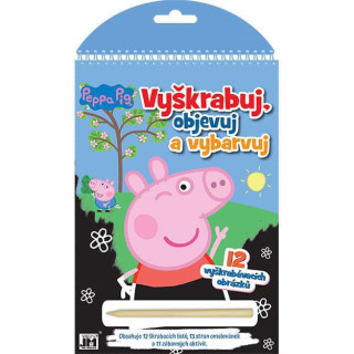 Vyškrabuj, objavuj, vyfarbuj Prasiatko Peppa