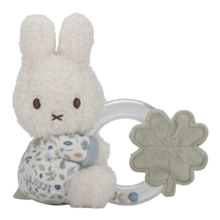 Hrkálka s korálkami králiček Miffy Lucky Leaves Little Dutch
