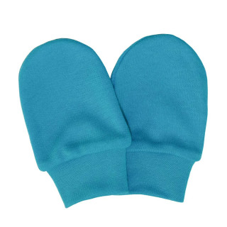 Rukavice bavlna jednofarebné tyrkysová Esito