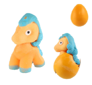 Vajcia liahnuce a rastúce jednorožec 6 cm