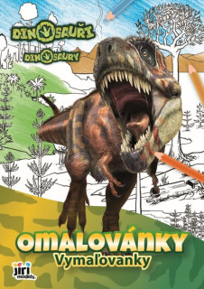 Omaľovánky A4 - Dinosaury