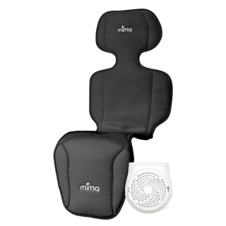 Chladiaca podložka do kočíka s vetraním a Hepa filtrom Flo Black Mima