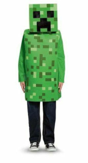 Minecraft - Creeper kostým, 10-12 rokov