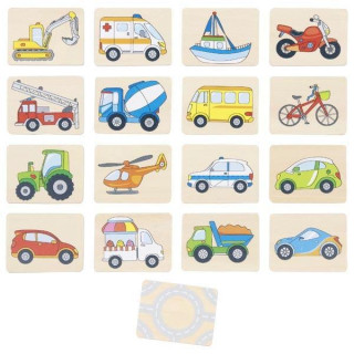 Pexeso - Dopravné prostriedky Goki