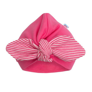 Dievčenská čiapočka turban New Baby For Girls stripes