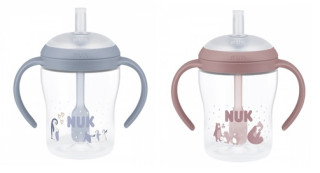 Dojčenská fľaša na učenie so slamkou 150 ml NUK Perfect Match