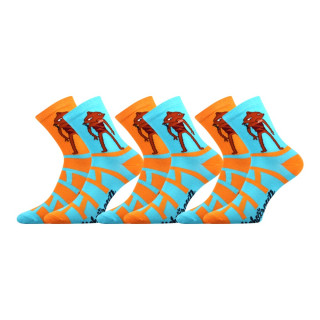 Ponožky detské Lichožrúti s obrázkom Rezka 3 páry