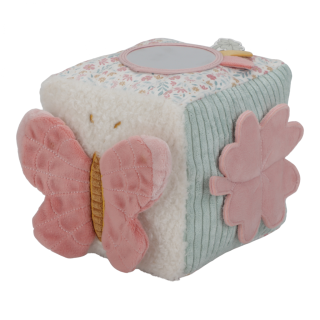Kocka textilná s aktivitami zajačik Miffy Lucky Blossom Little Dutch