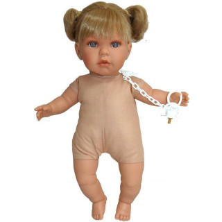 Realistická bábika Julia so zvukmi a mäkkým látkovým telom 42 cm Llorens