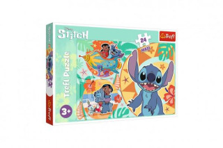 Puzzle Lilo&Stitche Maxi 24 dielikov Šťastný deň 60 x 40 cm