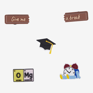 Amulety - ozdoby na topánky Amuletz Too cool for school mix Coqui