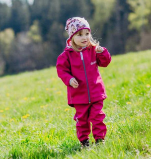 Detské softshellové nohavice letné Mono Fuchsie Esito