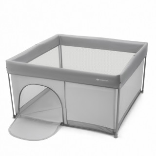 Ohrádka pre deti skladacia Ziki Light Grey Kinderkraft