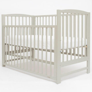 Detská postieľka New Baby LILLY so sťahovacou bočnicou šedá