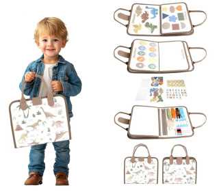 Senzorické busy kniha Dinosaury 1