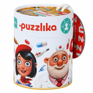 Náučné puzzle 21 dielov Puzzlika - Profesia 1 (lekár, remeselník, maliarka)