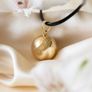 Tehotenská rolnička - anjelské krídlo zlaté