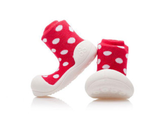 Topánočky Attipas Polka Dot Red