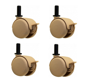 Kolieska béžová, balenie obsahuje 4 ks Scarlet 2. AKOSŤ