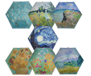 Dámsky mini skladací dáždnik s puzdrom