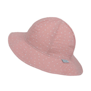 Dievčenské klobúk mušelín Cameo pink dot Esito