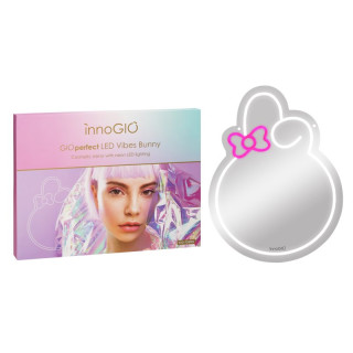 Zrkadlo s neónovým LED podsvietením Vibes Bunny GIO-759BN