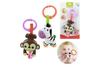 Hrkálka / Hryzátko zvieratko plastové 19 cm 4 m+